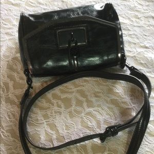 Simply Vera crossbody black leather